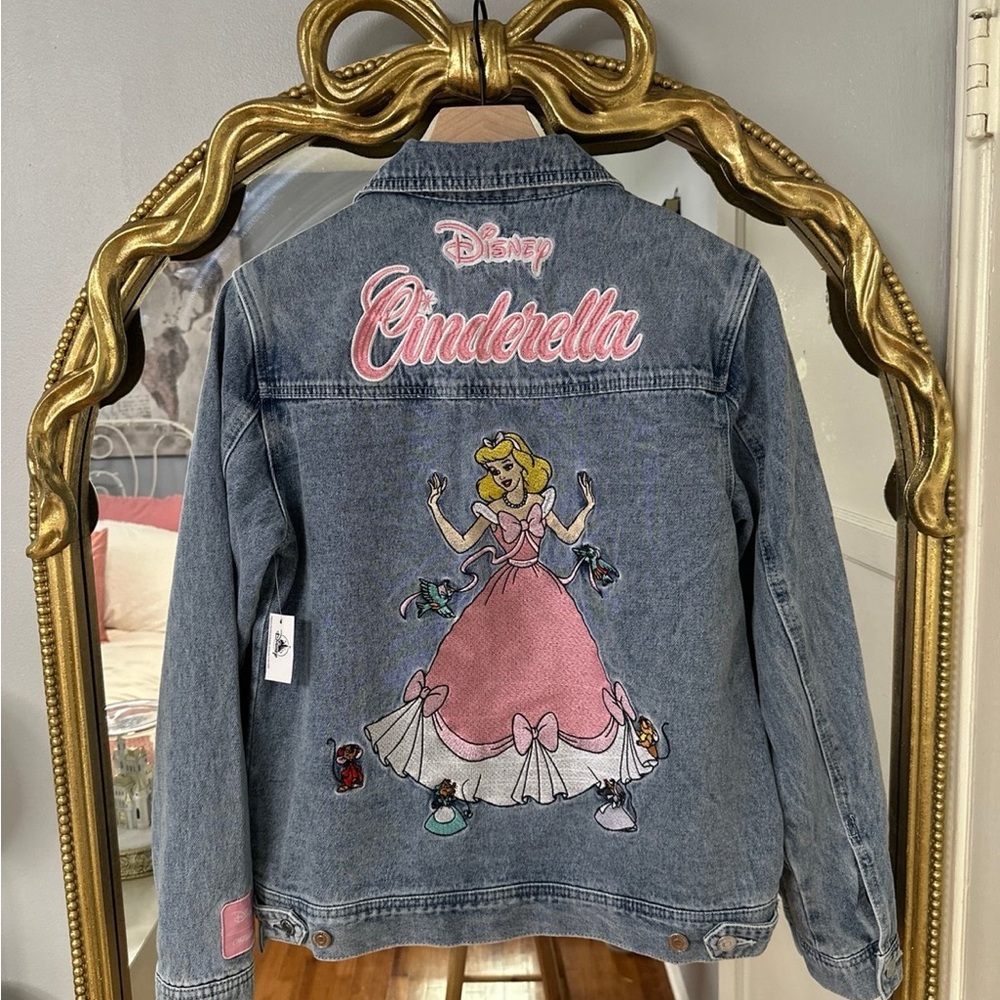 NWT Cinderella 75th Anniversary Denim Jacket for Women by Cakeworthy